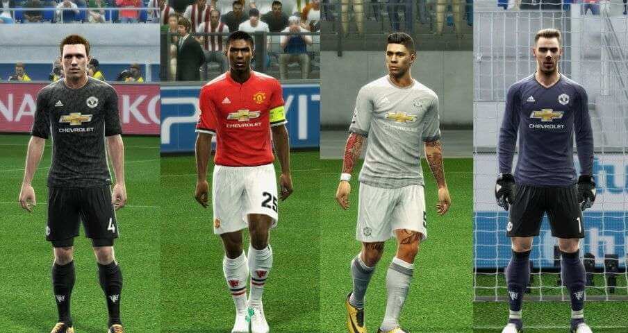 Detail Manchester United Kit Pes 2017 Nomer 40