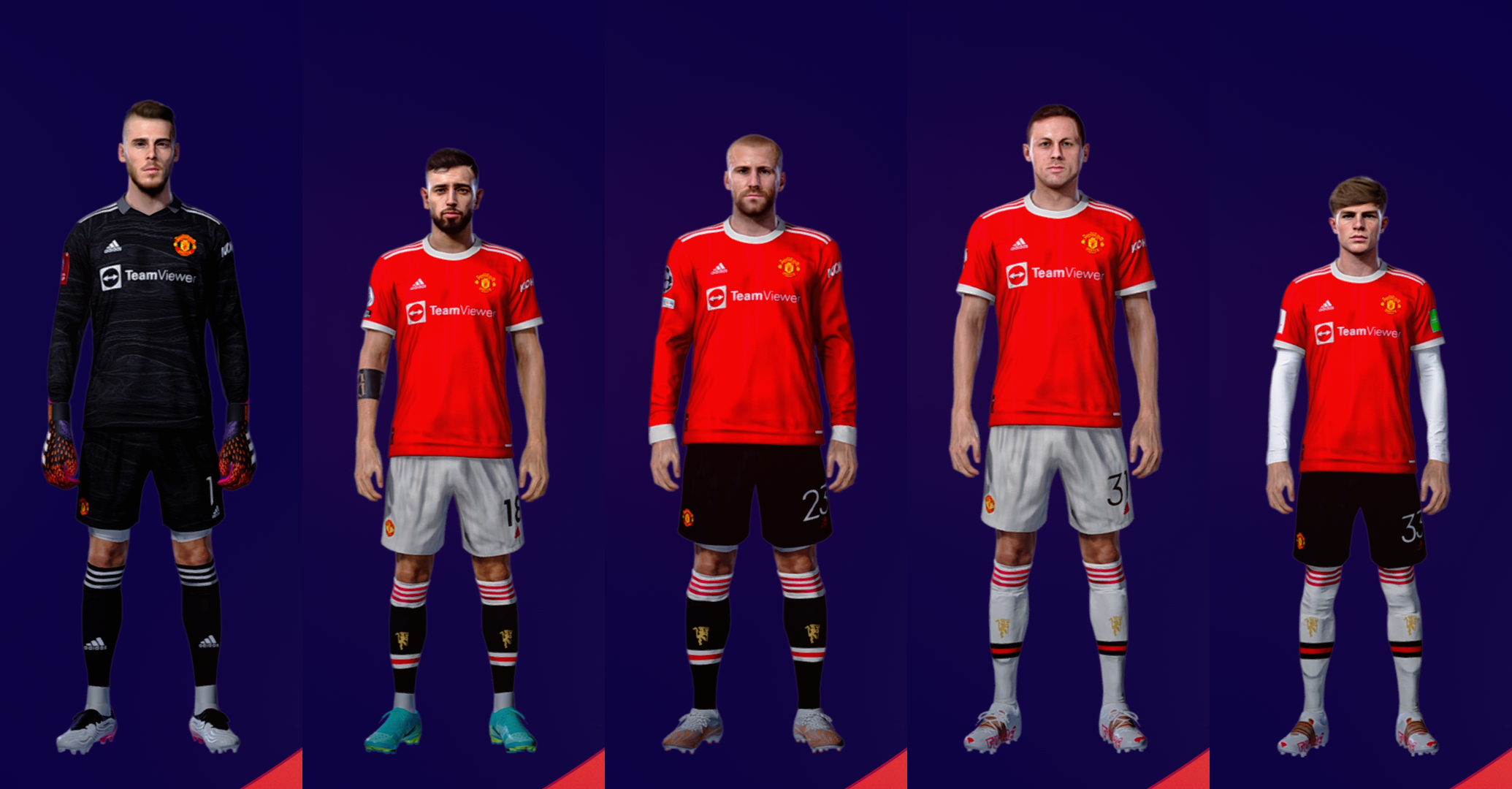 Detail Manchester United Kit Pes 2017 Nomer 45