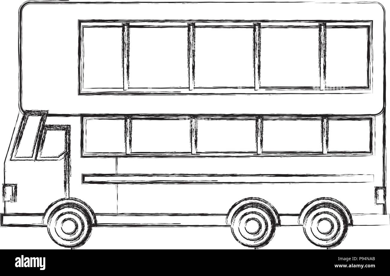 Detail Mewarnai Gambar Bus Bertingkat Nomer 21