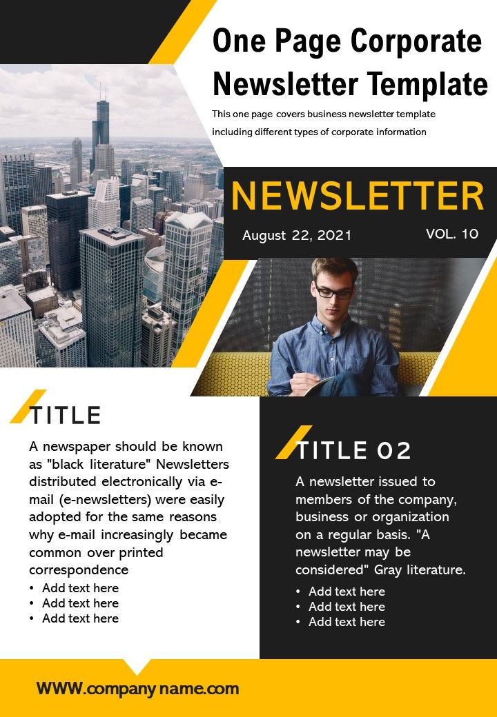 Detail Newsletter Cover Page Template Nomer 50