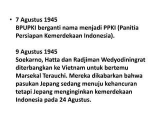 Detail Ppt Proklamasi Kemerdekaan Indonesia Nomer 22