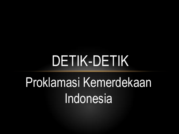 Detail Ppt Proklamasi Kemerdekaan Indonesia Nomer 10