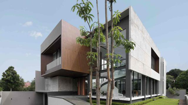 Detail Rumah Kotak Modern Nomer 32