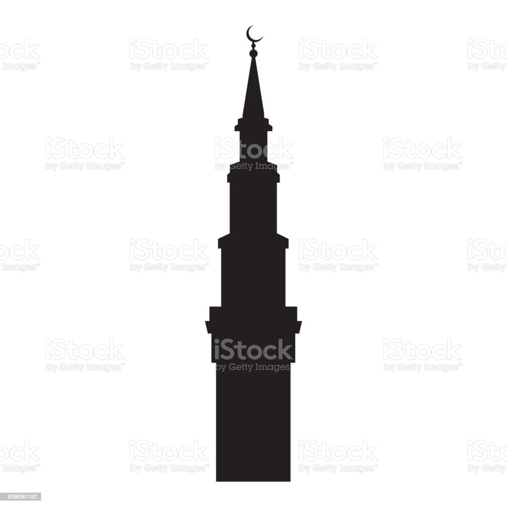 Detail Siluet Menara Masjid Nomer 32