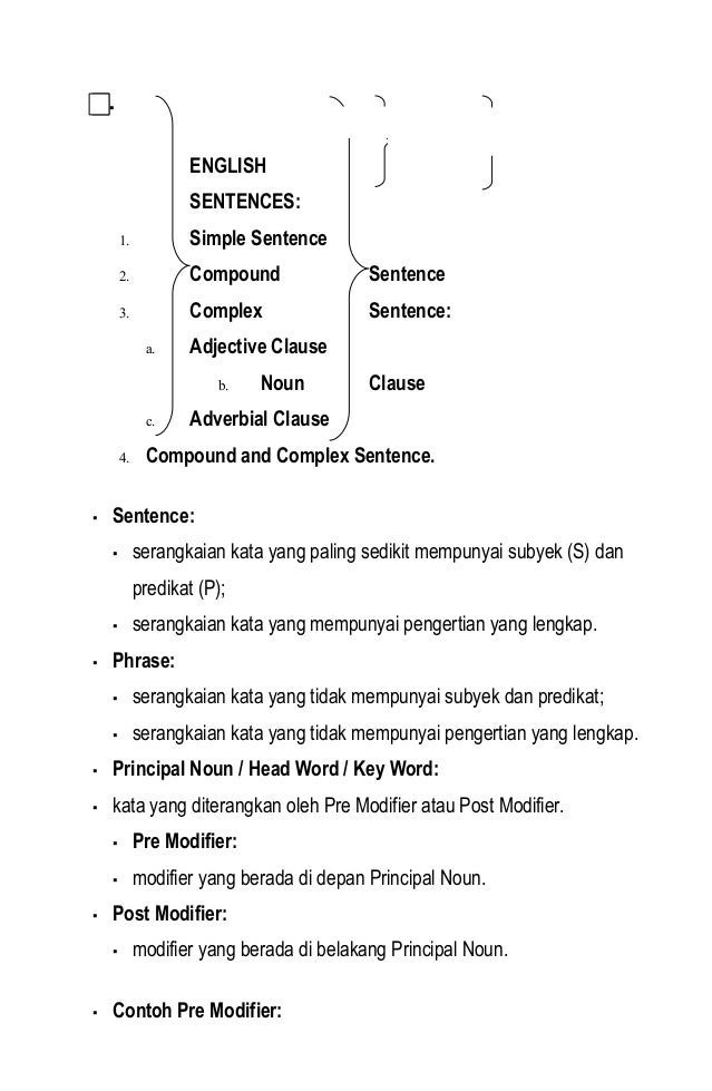 Detail Simple Sentence Contoh Nomer 38