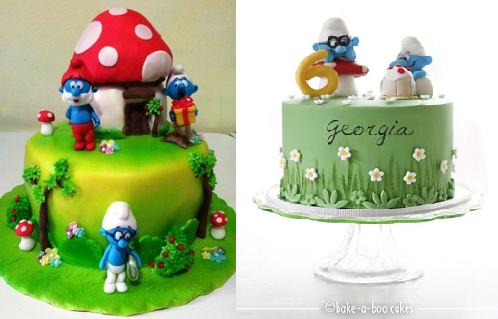 Detail Smurf Cake Pan Nomer 23