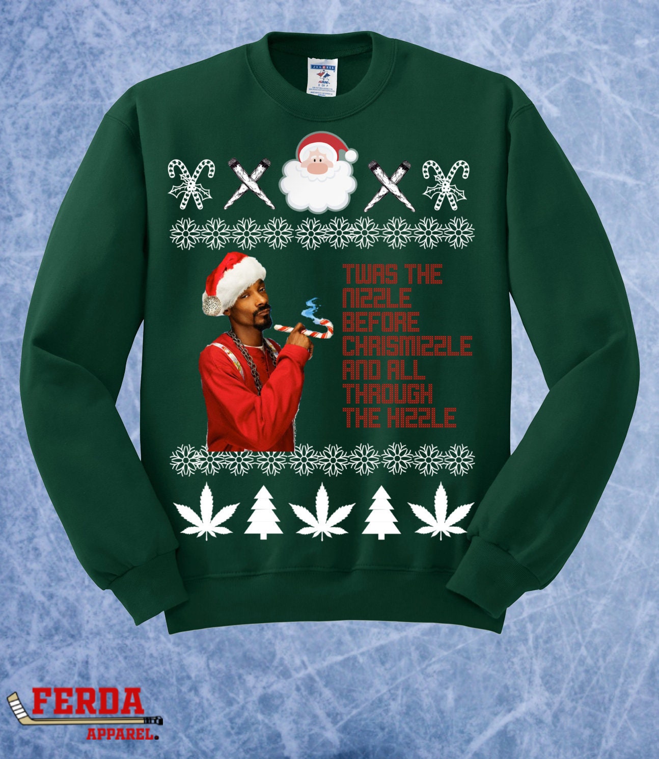 Detail Snoop Dogg Christmas Sweater Nomer 49