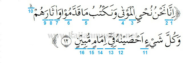 Detail Surat Yasin Ayat 13 Nomer 37