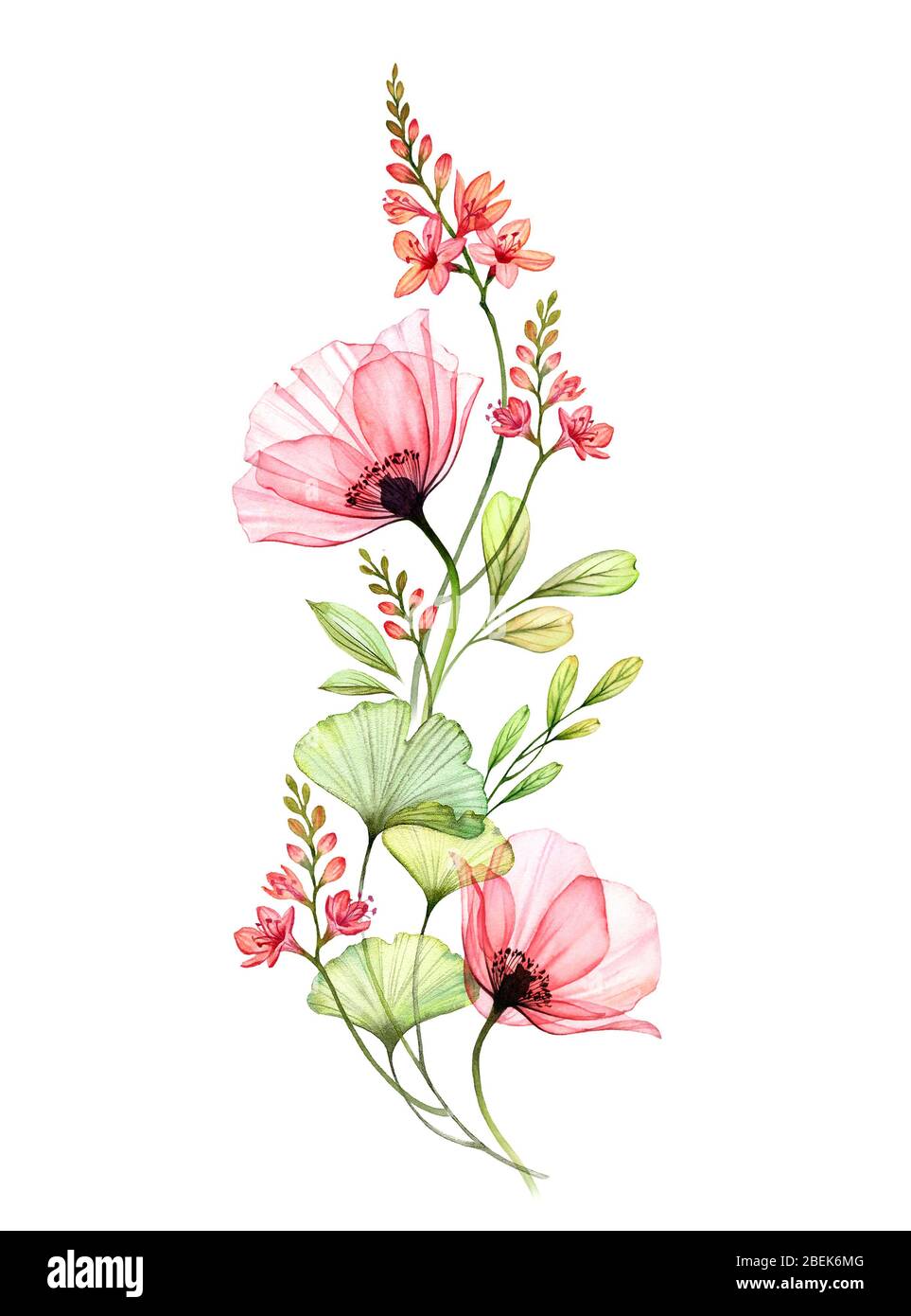 Detail Watercolor Floral Nomer 3