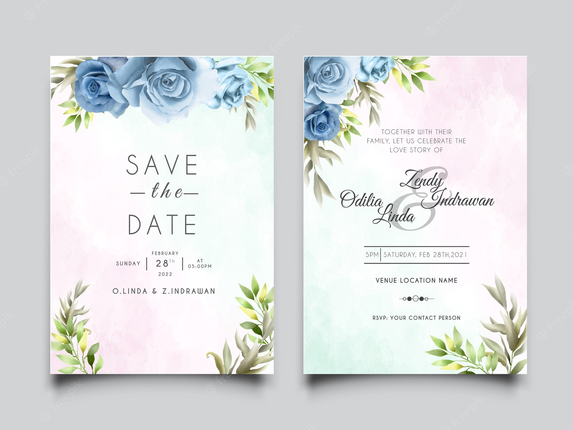 Detail Wedding Template Design Nomer 16