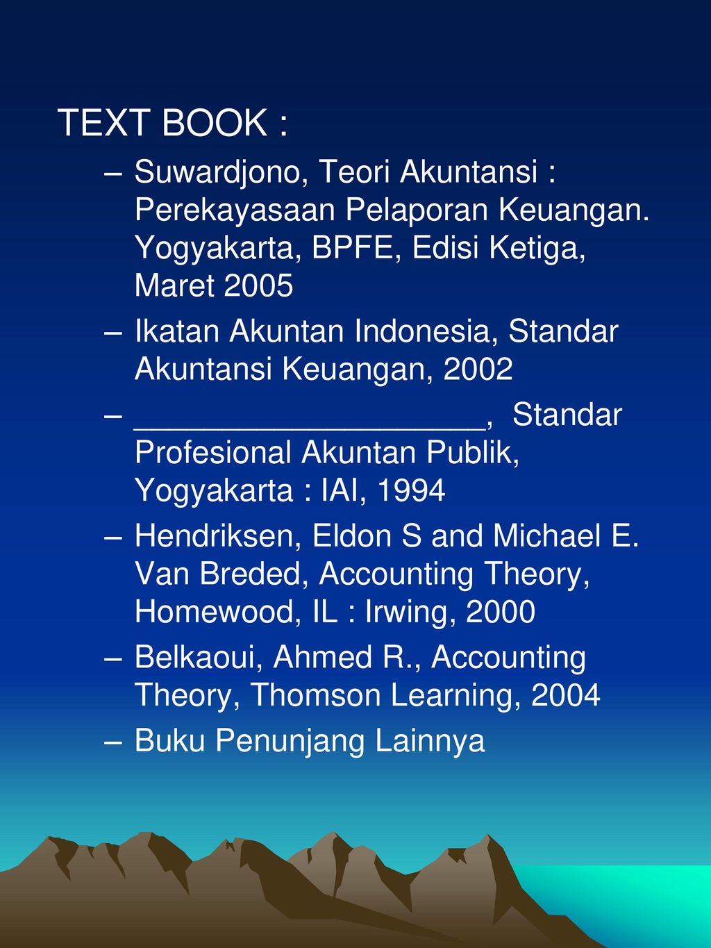 Detail Buku Teori Akuntansi Suwardjono Nomer 29