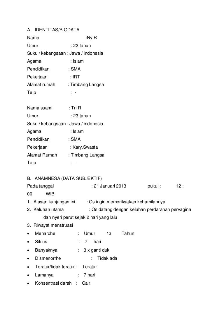 Detail Contoh Data Objektif Nomer 10