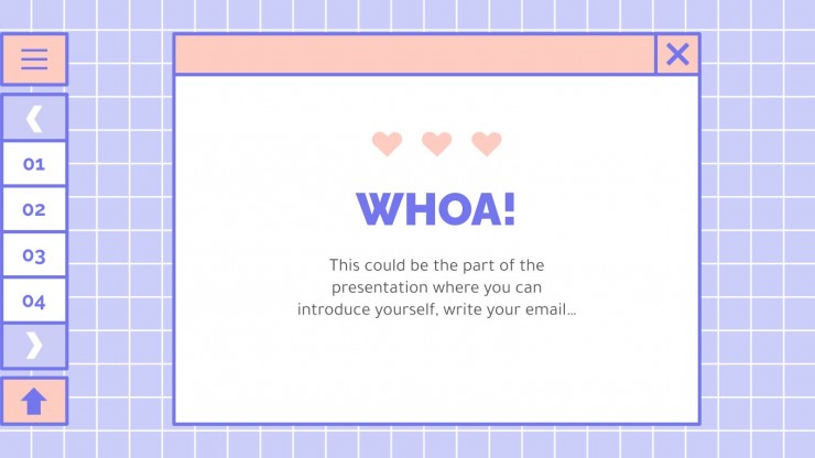 Detail Cute Ppt Template Nomer 44
