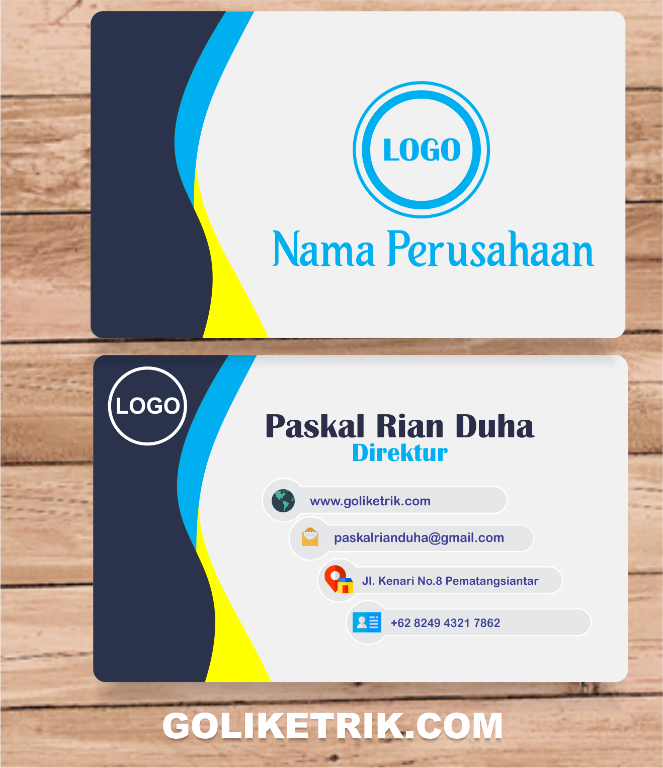 Detail Download Desain Kartu Nama Cdr Nomer 13