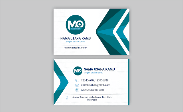 Detail Download Desain Kartu Nama Cdr Nomer 30