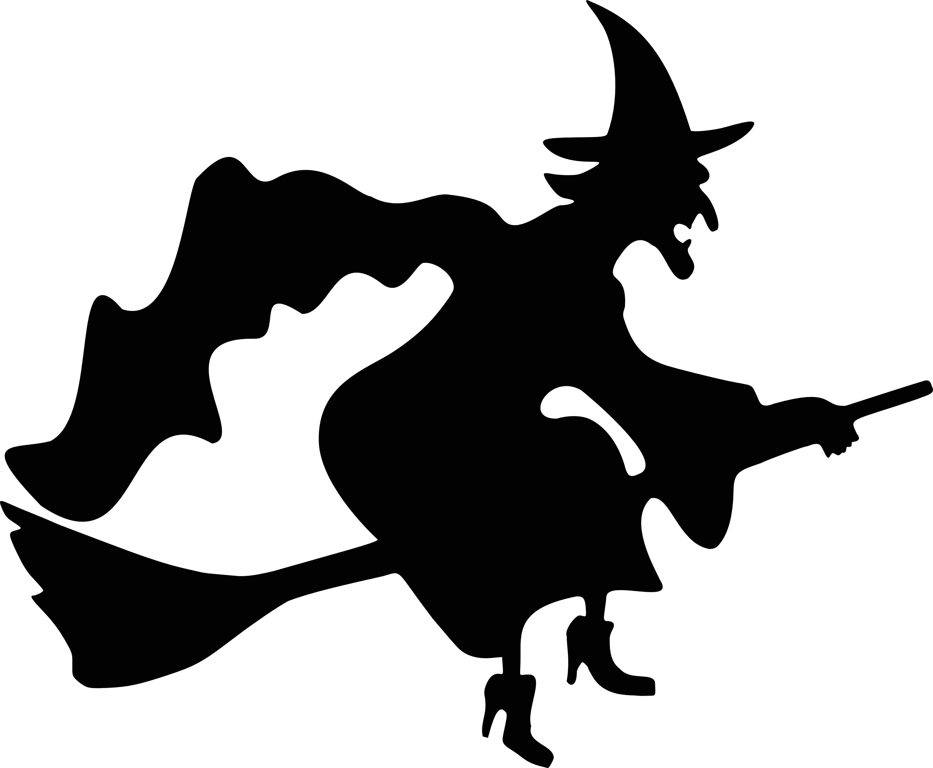 Detail Free Witch Clipart Nomer 16