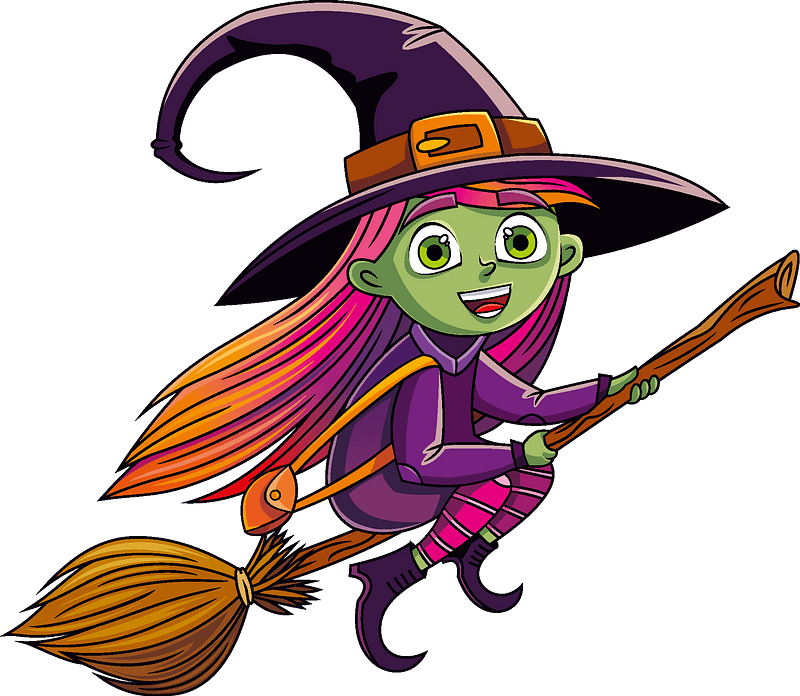 Detail Free Witch Clipart Nomer 24