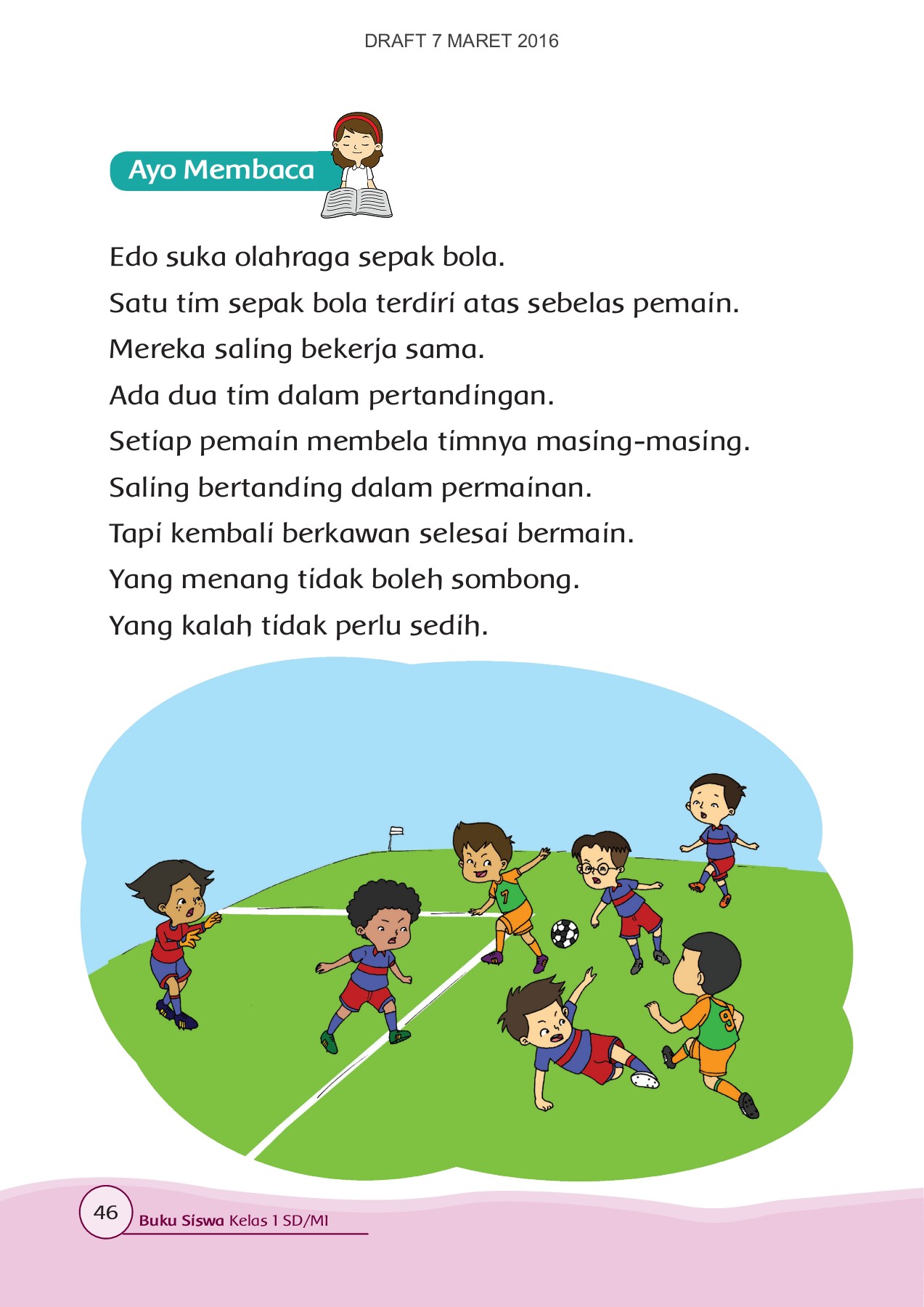 Detail Gambar Ayo Bermain Sepak Bola Kelas 2 Nomer 12