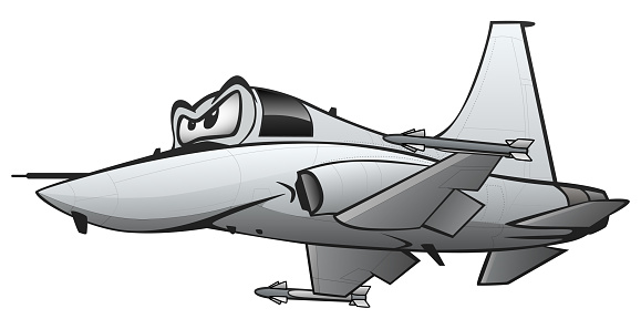 Detail Gambar Karikatur Pesawat Tempur Nomer 1