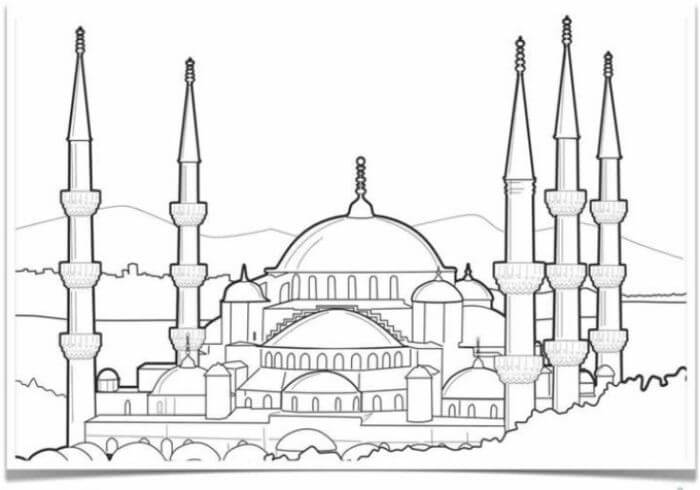 Detail Gambar Mewarnai Tema Lingkungan Sekolah Gambar Mewarnai Sekolah Islam Nomer 42