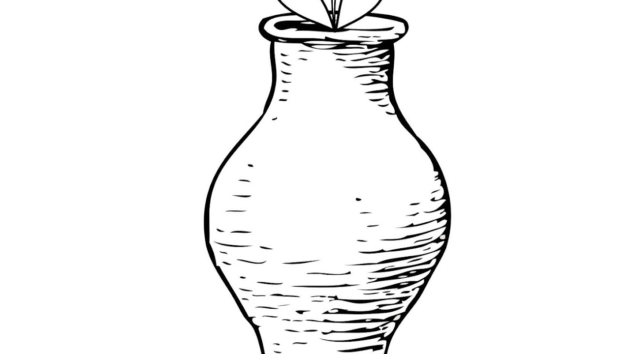 Detail Gambar Vas Bunga Untuk Mewarnai Nomer 7