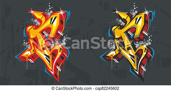 Graffiti Letters R Terkeren 2020 - KibrisPDR