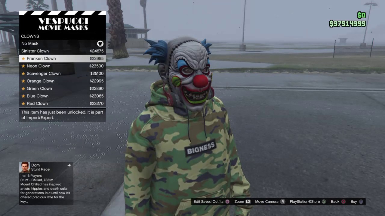 Detail Gta 5 Clown Mask Nomer 2