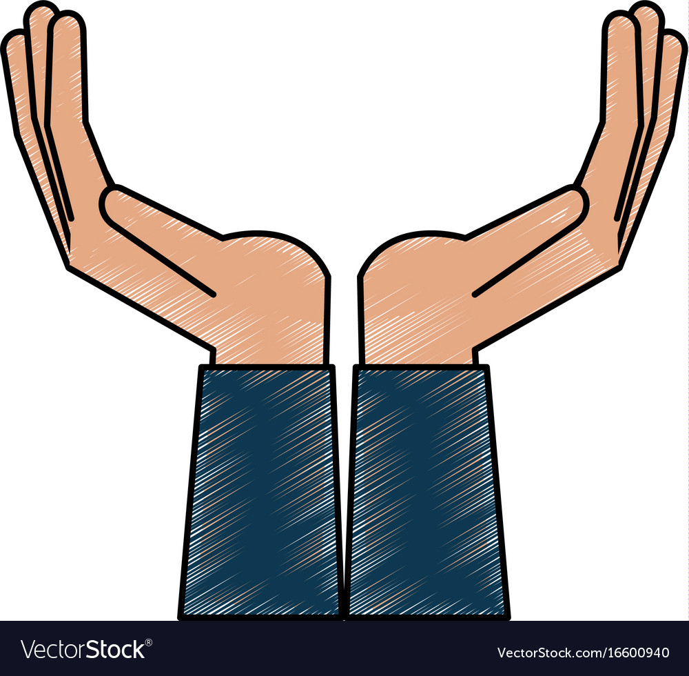 Detail Hand Open Vector Nomer 12