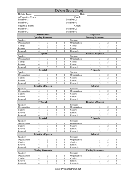 Detail Judging Score Sheet Template Nomer 31