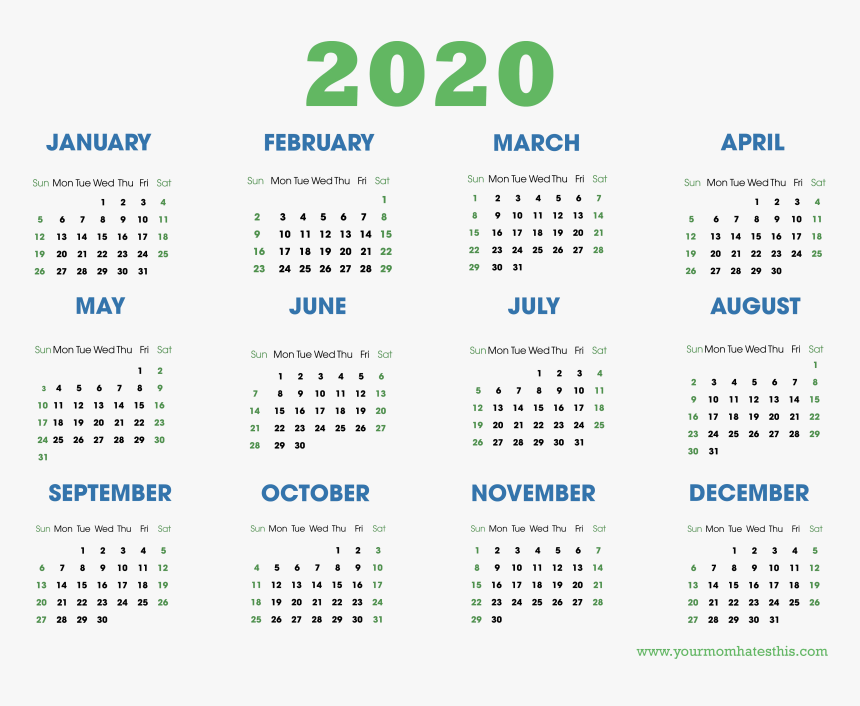 Detail Kalender 2020 Png Nomer 10