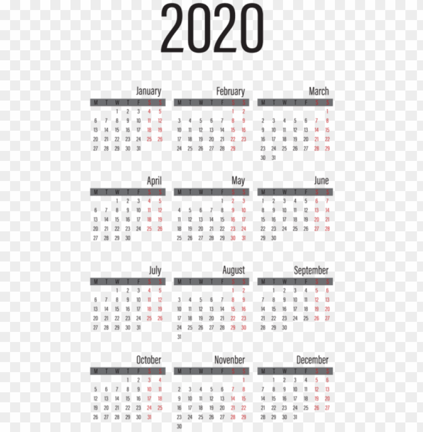 Detail Kalender 2020 Png Nomer 3