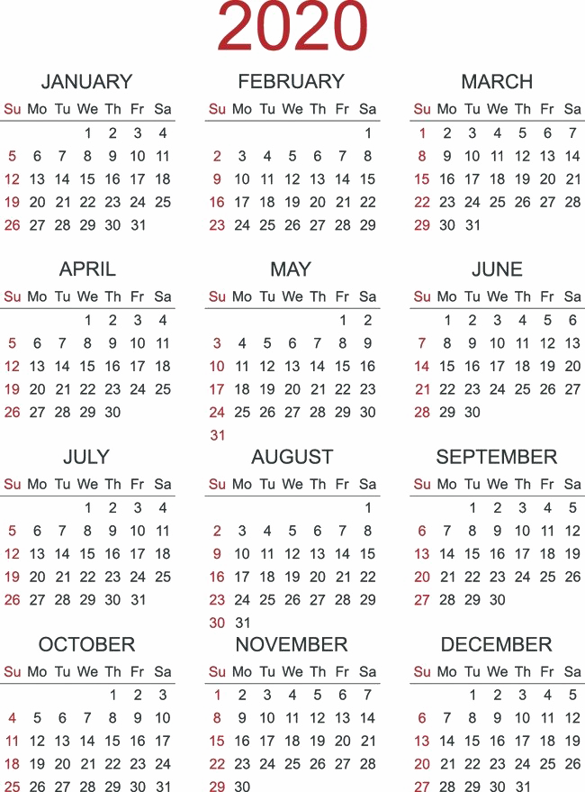 Detail Kalender 2020 Png Nomer 19