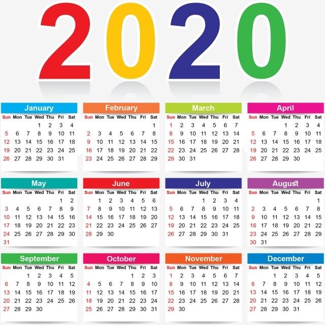 Detail Kalender 2020 Png Nomer 30
