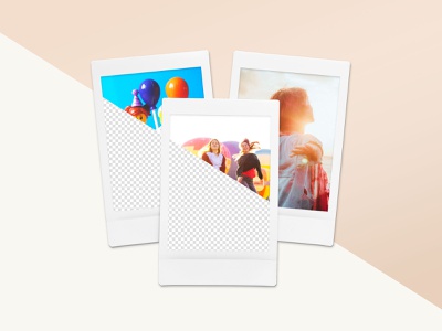 Detail Polaroid Psd Template Free Nomer 17