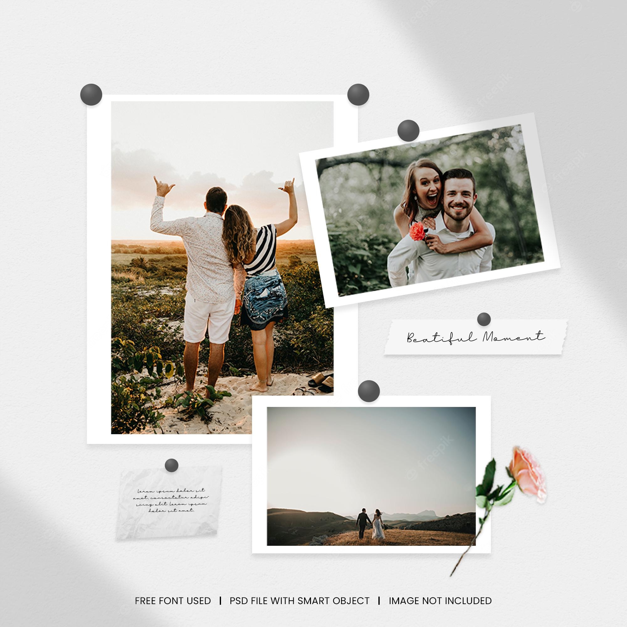 Detail Polaroid Psd Template Free Nomer 28