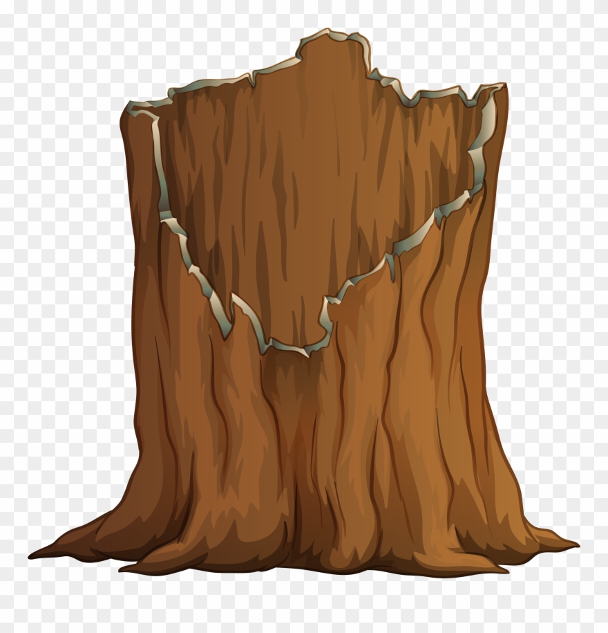 Detail Tree Trunk Clipart Nomer 18