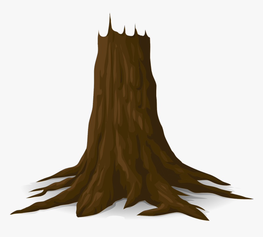 Detail Tree Trunk Clipart Nomer 29