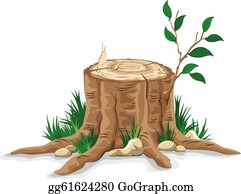 Detail Tree Trunk Clipart Nomer 30