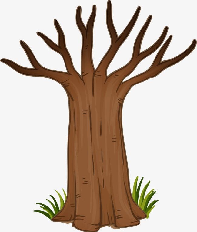 Detail Tree Trunk Clipart Nomer 4