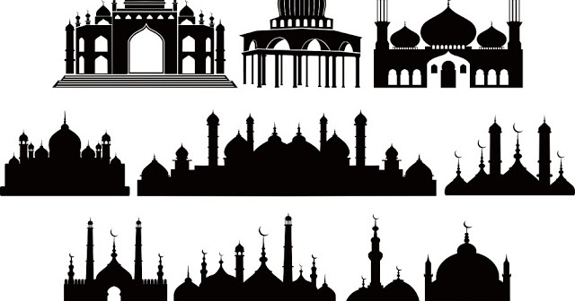 Detail Vector Masjid Corel Nomer 14