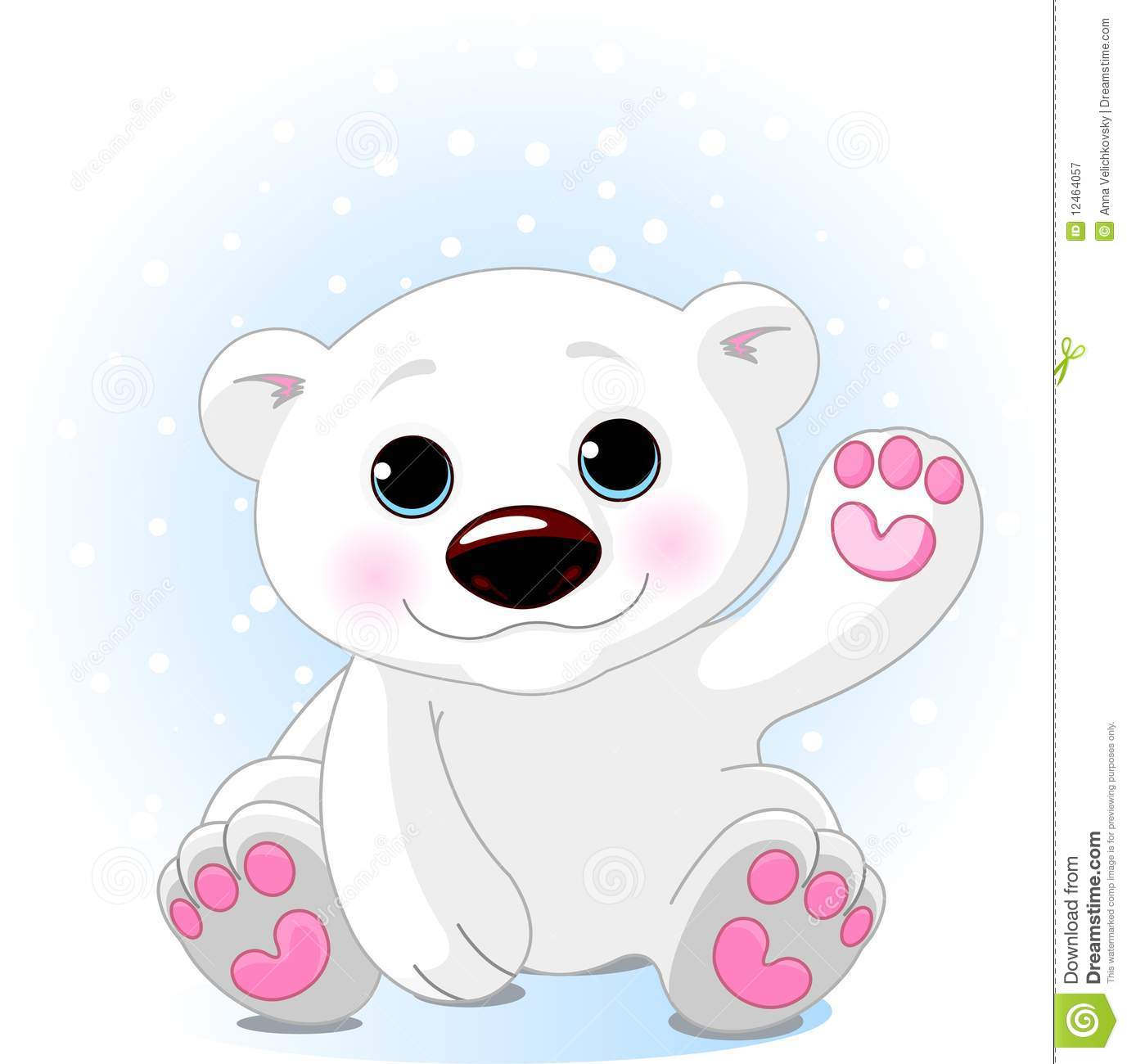 Detail Winter Polar Bear Clipart Nomer 27