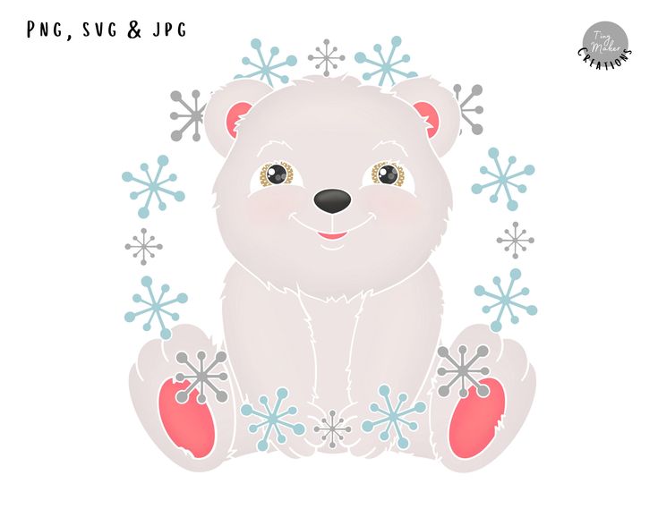 Detail Winter Polar Bear Clipart Nomer 50