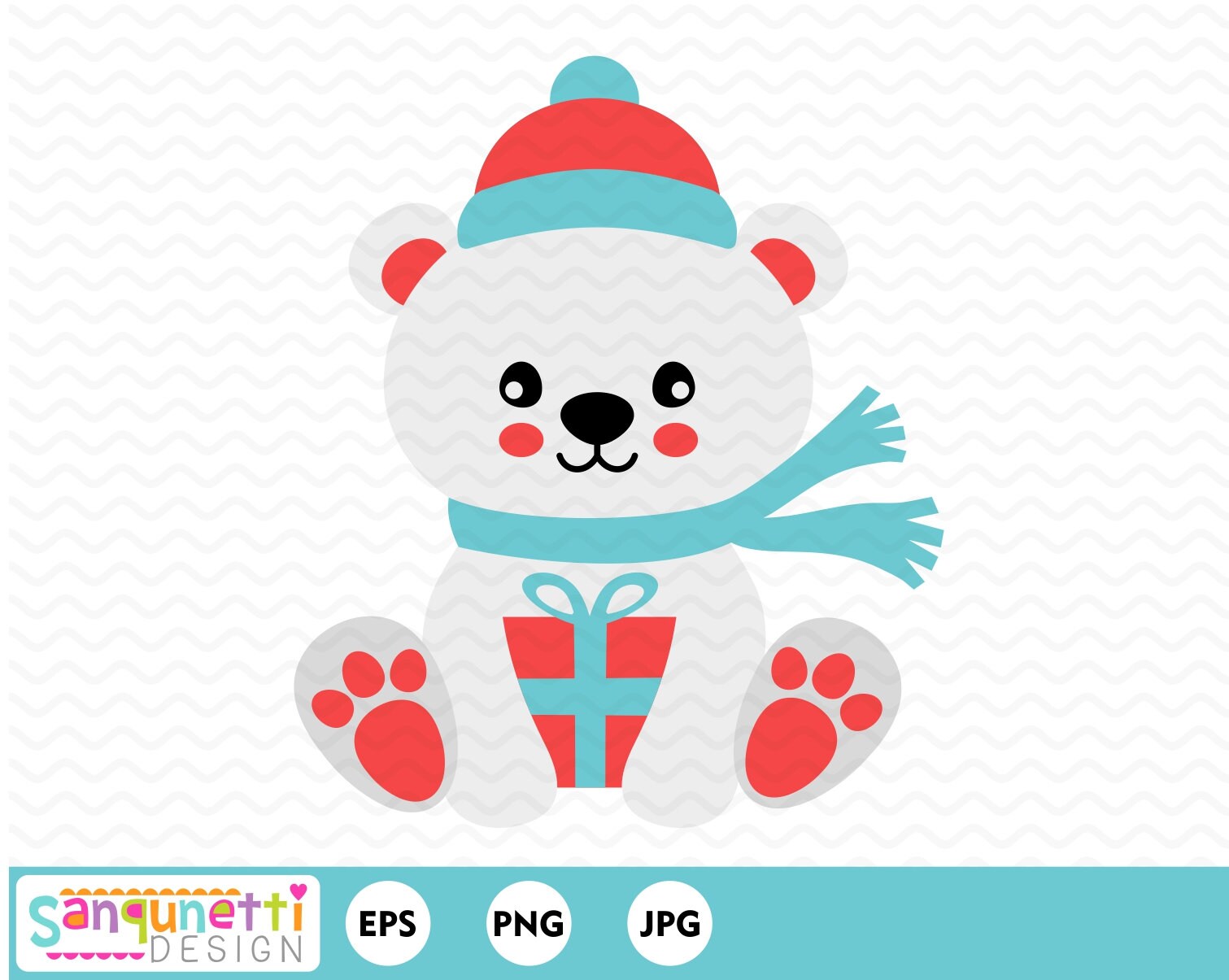 Detail Winter Polar Bear Clipart Nomer 7