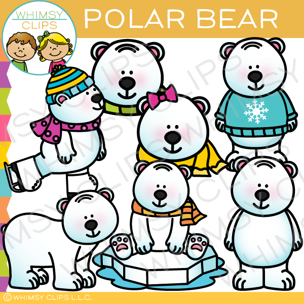 Detail Winter Polar Bear Clipart Nomer 10