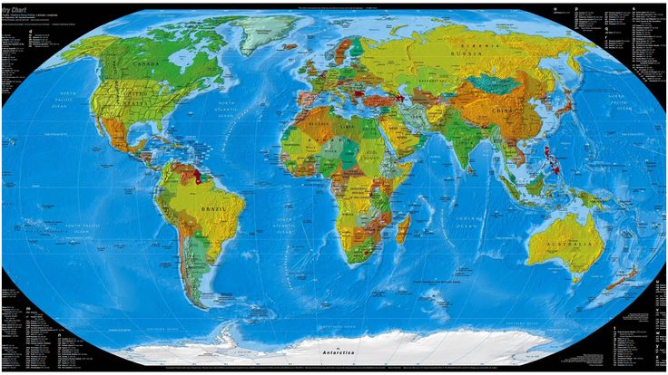 Detail World Map High Resolution Nomer 18