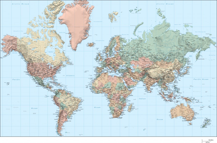 Detail World Map High Resolution Nomer 41