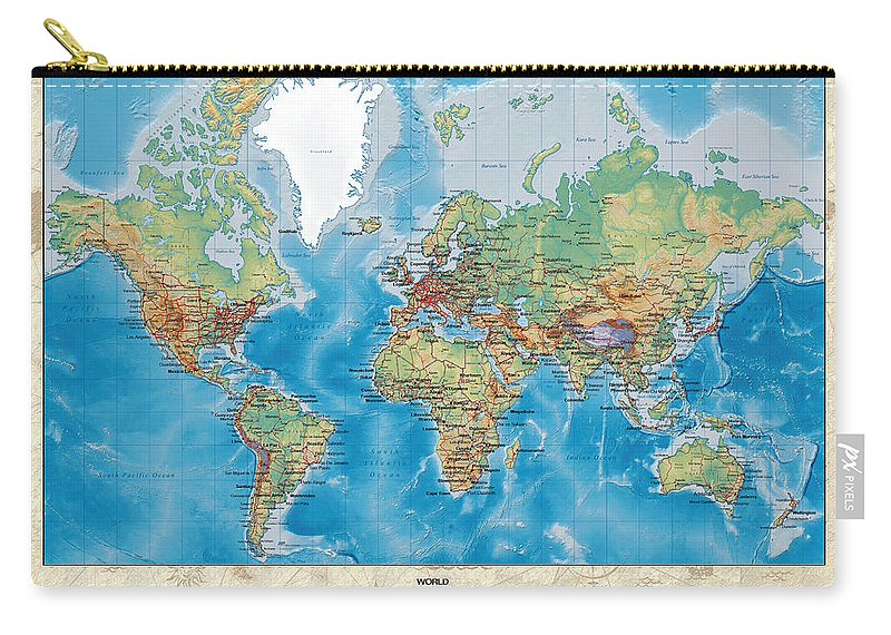 Detail World Map High Resolution Nomer 46