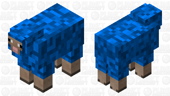 Detail Blue Sheep Minecraft Nomer 8