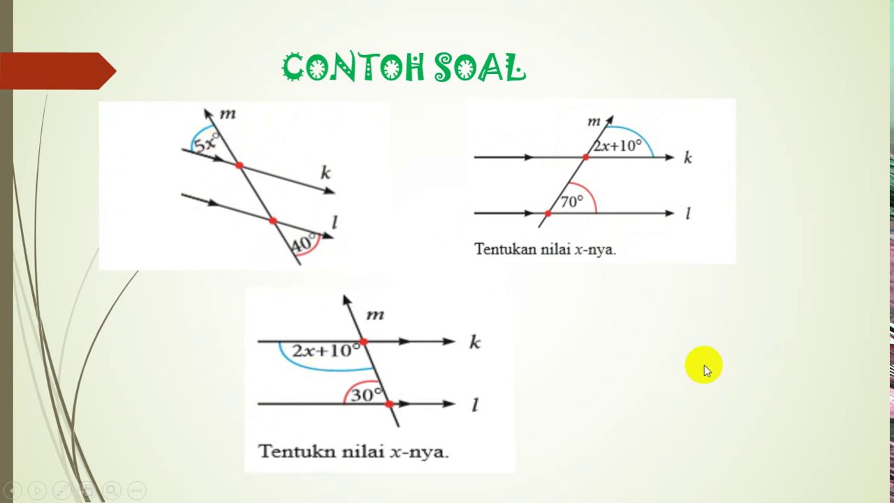 Detail Contoh Garis Sejajar Nomer 47