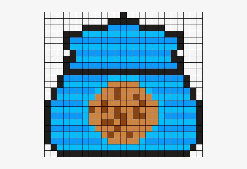 Detail Cookie Pixel Art Nomer 14